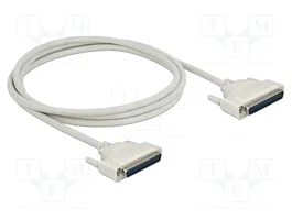 DeLOCK Cable serie D-Sub 37 macho a macho 2 m