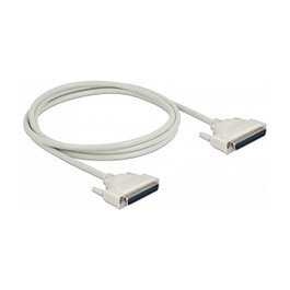 DeLOCK Cable serie D-Sub 37 macho a macho 2 m Beige