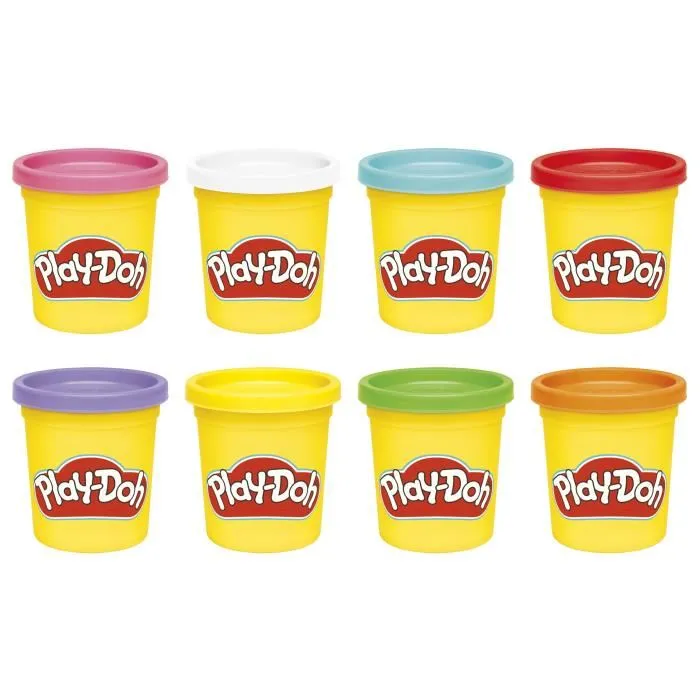 Hasbro Set de 8 Botes de Plastilina Play-Doh para Niños, Modelos Surtidos