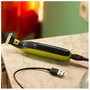 Philips OneBlade QP2724/10 Cortabarbas con 3 Accesorios Verde/Gris