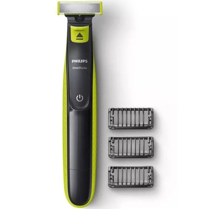 Philips OneBlade QP2724/10 Cortabarbas con 3 Accesorios Verde/Gris Philips OneBlade QP2724/10 Cortabarbas con 3 Accesorios Verde/Gris
