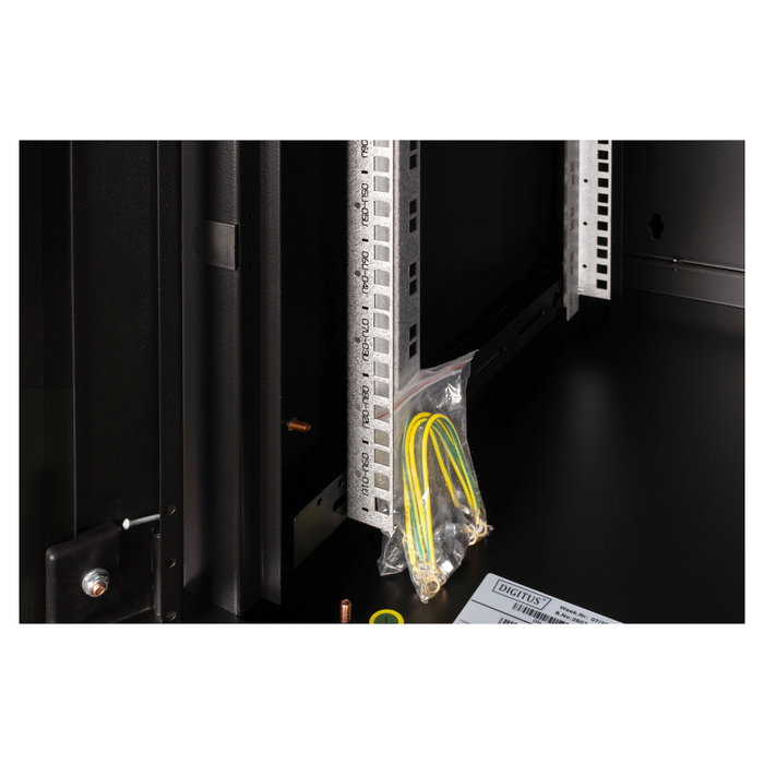 Digitus Bastidor de pared Unique 9U 600x600mm Negro