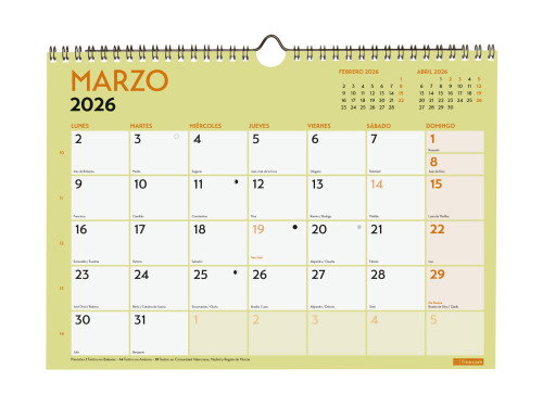 Finocam Calendario De Pared Para Escribir A4 Mv Grafik 2026 Finocam Calendario De Pared Para Escribir A4 Mv Grafik 2026