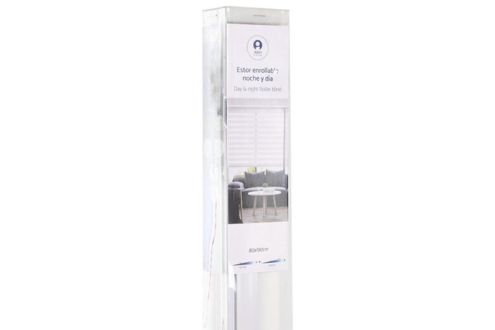 DKD Home Decor Estor Día-Noche Blanco 190 x 80 cm DKD Home Decor Estor Día-Noche Blanco 190 x 80 cm