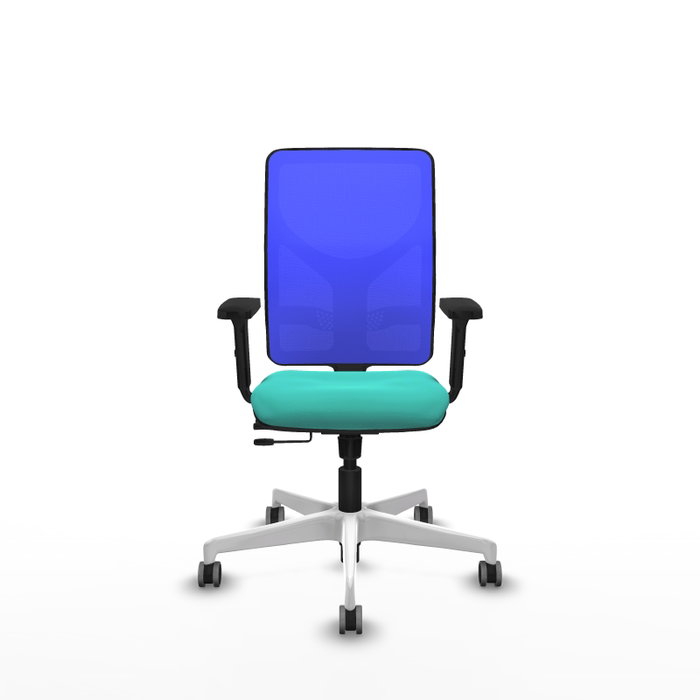 PIQUERAS Y CRESPO Silla de oficina Motilla con mecanismo Sincro/Traslack, Turquesa y Azul PIQUERAS Y CRESPO Silla de oficina Motilla con mecanismo Sincro/Traslack, Turquesa y Azul