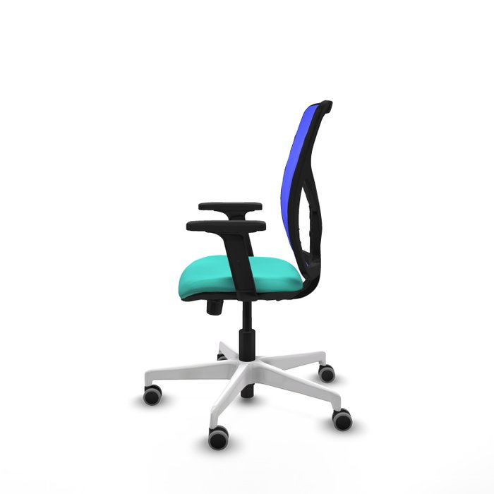 PIQUERAS Y CRESPO Silla de oficina Motilla con mecanismo Sincro/Traslack, Turquesa y Azul PIQUERAS Y CRESPO Silla de oficina Motilla con mecanismo Sincro/Traslack, Turquesa y Azul