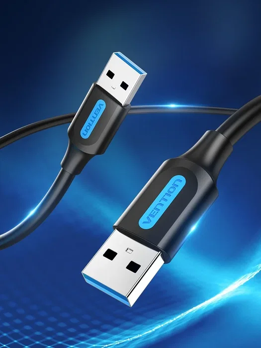 Vention Cable USB 3.2 Gen 1 CONBG USB A a USB A, 1,5 m, Negro