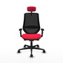PIQUERAS Y CRESPO Silla de oficina Mardos Rojo/Negro con mecanismo Sincro/Traslack