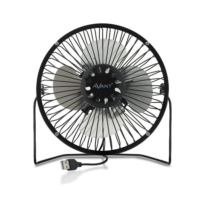 AVANT Ventilador USB de 6 Pulgadas, 3W, Negro