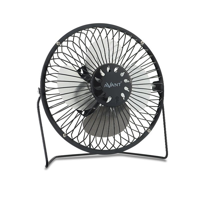 AVANT Ventilador USB de 6 Pulgadas, 3W, Negro