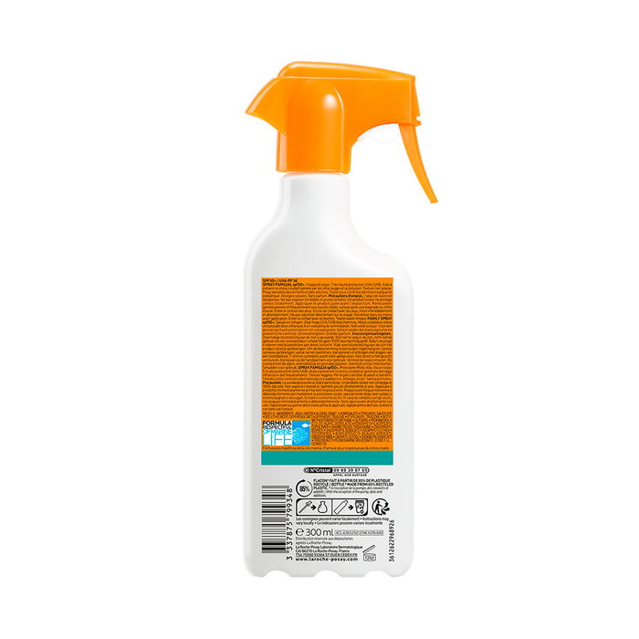 La Roche-Posay Anthelios Spray Invisible SPF50+ Protector Solar Familiar 300 ml Resistente al Agua