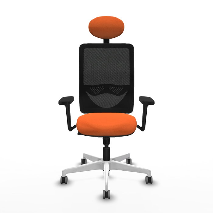 PIQUERAS Y CRESPO Silla de oficina Zulema Naranja y Negro PIQUERAS Y CRESPO Silla de oficina Zulema Naranja y Negro