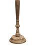 DKD Home Decor Lámpara de pie de madera y yute tallado natural