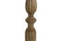 DKD Home Decor Lámpara de pie de madera y yute tallado natural