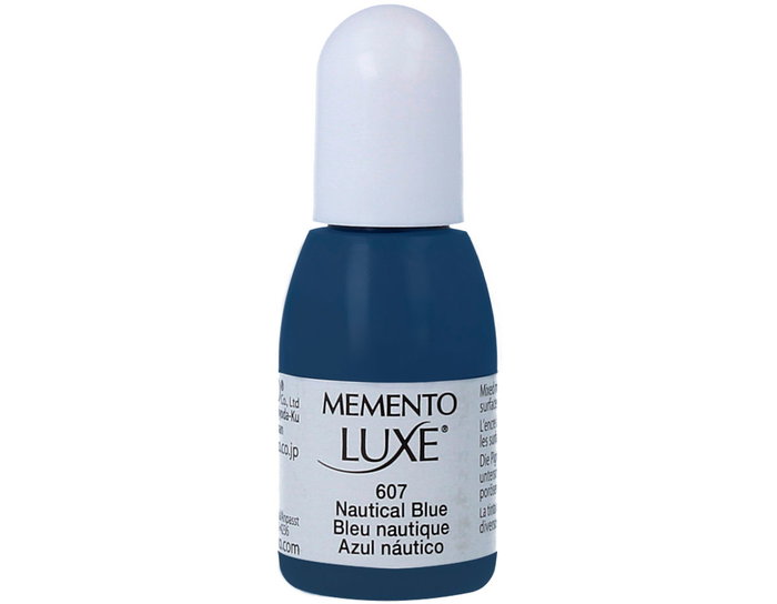 Tsukineko MEMENTO LUXE Tinta Azul Náutico Opaca 15ml Tsukineko MEMENTO LUXE Tinta Azul Náutico Opaca 15ml