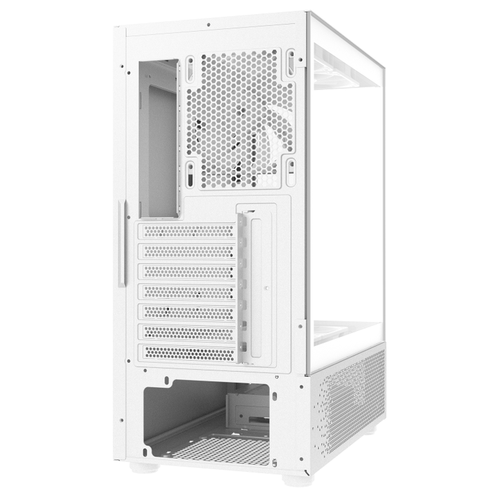 XPG Invader X Mini Caja PC Midi Tower Blanca ATX con 5 Ventiladores ARGB