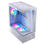 XPG Invader X Mini Caja PC Midi Tower Blanca ATX con 5 Ventiladores ARGB