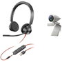 HP Poly Studio P5 USB HD Bundle con Blackwire C3325