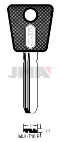 JMA Llaves de Seguridad Alpaca Plástico Negro MU-10.P AZUL JMA Llaves de Seguridad Alpaca Plástico Negro MU-10.P AZUL