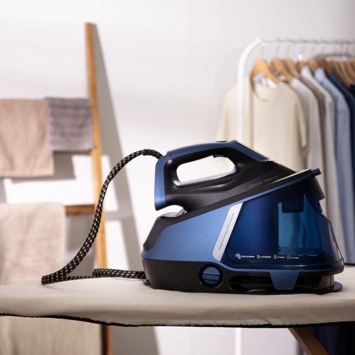 Cecotec Centro de Planchado IronHero H-3000 3000W Cerámica Antigoteo Golpe Vapor LED