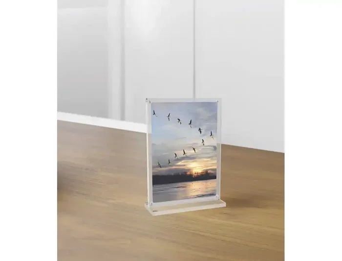 Maul Expositor Sobremesa Acrílico DIN A6 118x47x170 mm