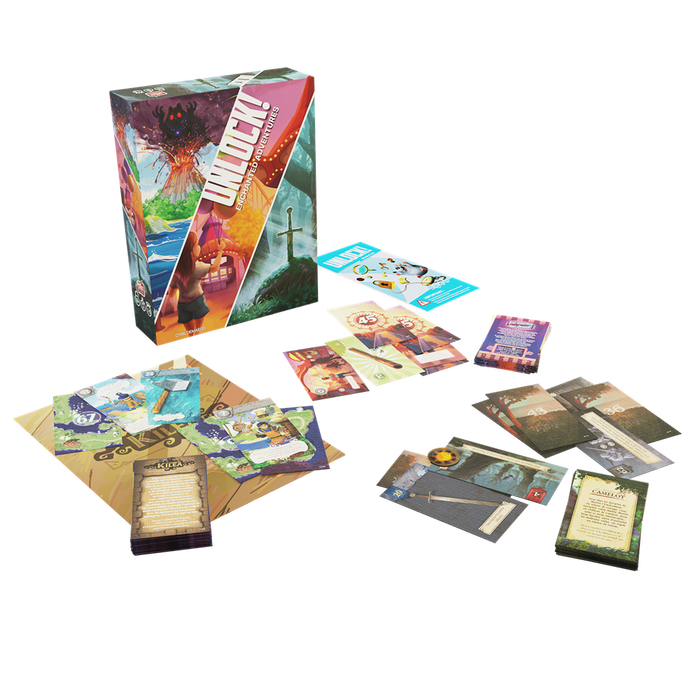 Space Cowboys Juego de Mesa Unlock! Enchanted Adventures SCUNL14ES - Juego de Cartas Cooperativo Escape Room - Español