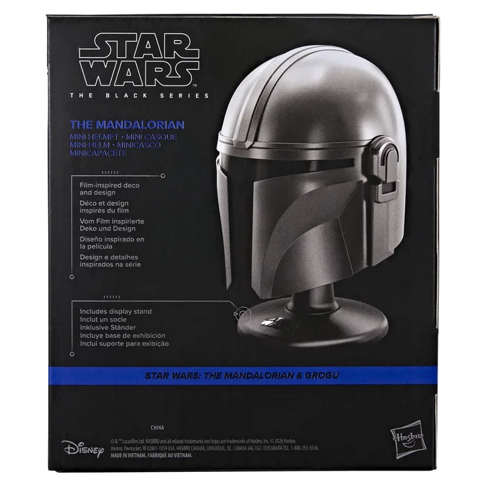 Hasbro Mini Casco The Mandalorian Star Wars The Black Series