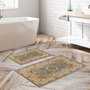 Mijölnir Kt443 V2 Juego de Alfombrillas de Baño 100% Poliéster Suaves Antideslizantes Antibacterianas 50x60cm 60x100cm