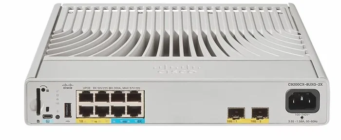 Cisco Catalyst C9200CX-8UXG-2X-E Switch Gestionado L2/L3 PoE Gris Cisco Catalyst C9200CX-8UXG-2X-E Switch Gestionado L2/L3 PoE Gris