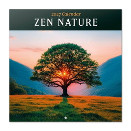 ERIK Calendario de pared 2027 Naturaleza Zen 30x30cm