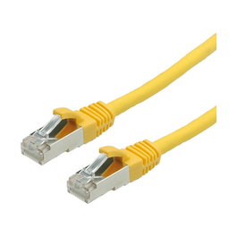 VALUE Patch Cord Categoría 6 S/FTP, sin halógenos, amarillo, 10 metros