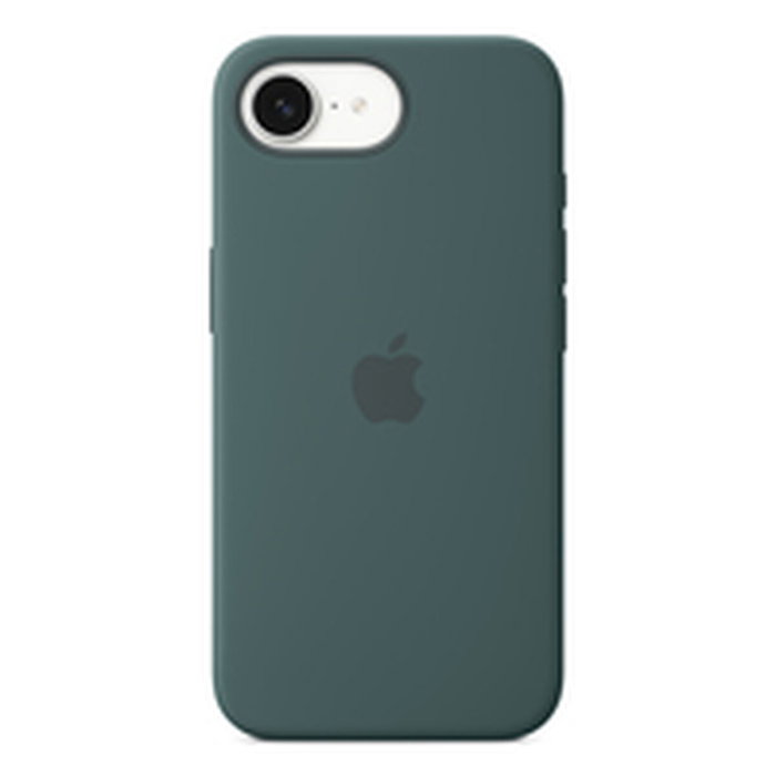 Apple iphone 16e silicone case lake green