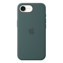 Apple iphone 16e silicone case lake green