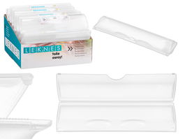 LEKNES Portarrollo Film Transparente Leknes 33 x 5 x 8.2 cm Plástico PP Transparente (Set de 24)