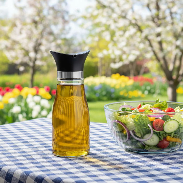 Aceitera Vidrio Cocco Quid 300 mL (24 Unidades)