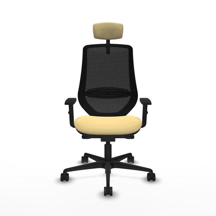 PIQUERAS Y CRESPO Silla de oficina Mardos con mecanismo Sincro/Traslack, Crema y Negro PIQUERAS Y CRESPO Silla de oficina Mardos con mecanismo Sincro/Traslack, Crema y Negro