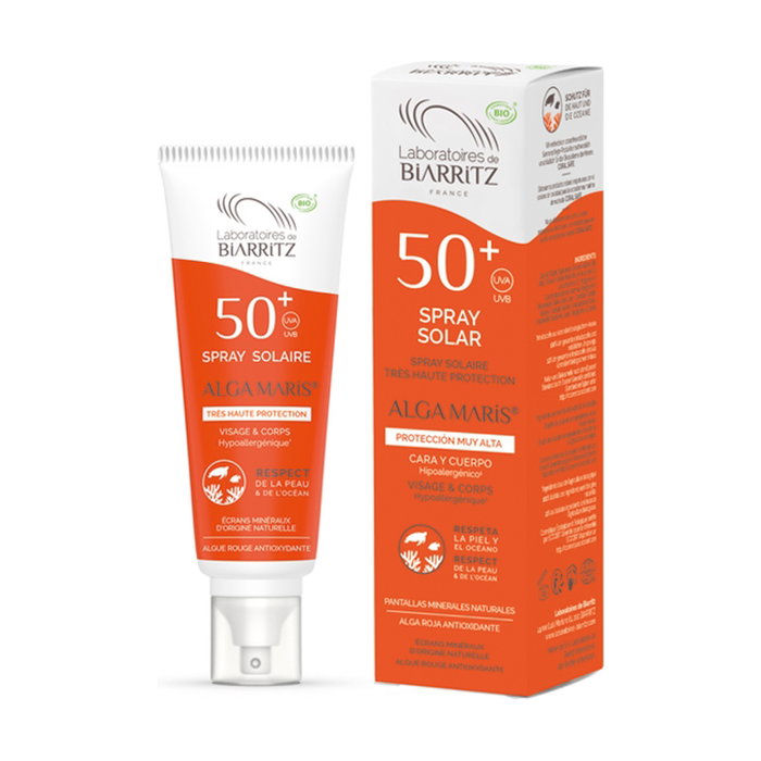 Laboratoires de Biarritz Alga Maris Spray Solar Cara y Cuerpo SPF 50+ 100ml Laboratoires de Biarritz Alga Maris Spray Solar Cara y Cuerpo SPF 50+ 100ml