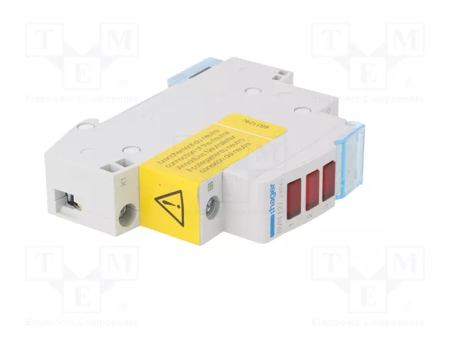 HAGER Indicador de tensión 230VAC rojo