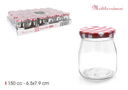 Mediterraneo Tarrito Vidrio Multiusos 150 cc 6.5x7.9 cm (72 Unidades)