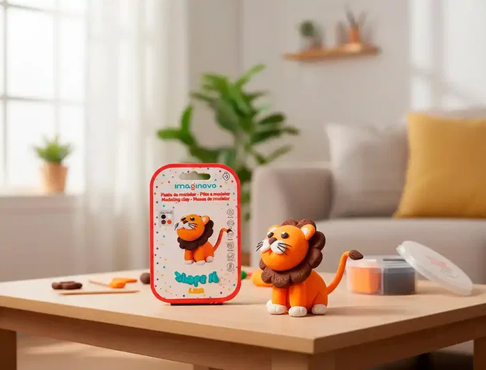 Imaginovo Set de Pasta para Modelar de Colores Surtidos con Instrucciones