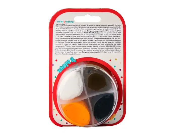 Imaginovo Set de Pasta para Modelar de Colores Surtidos con Instrucciones