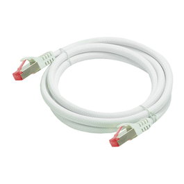 PYTHON Series Cable de red Cat.6 con trenzado de nylon, 3m, blanco