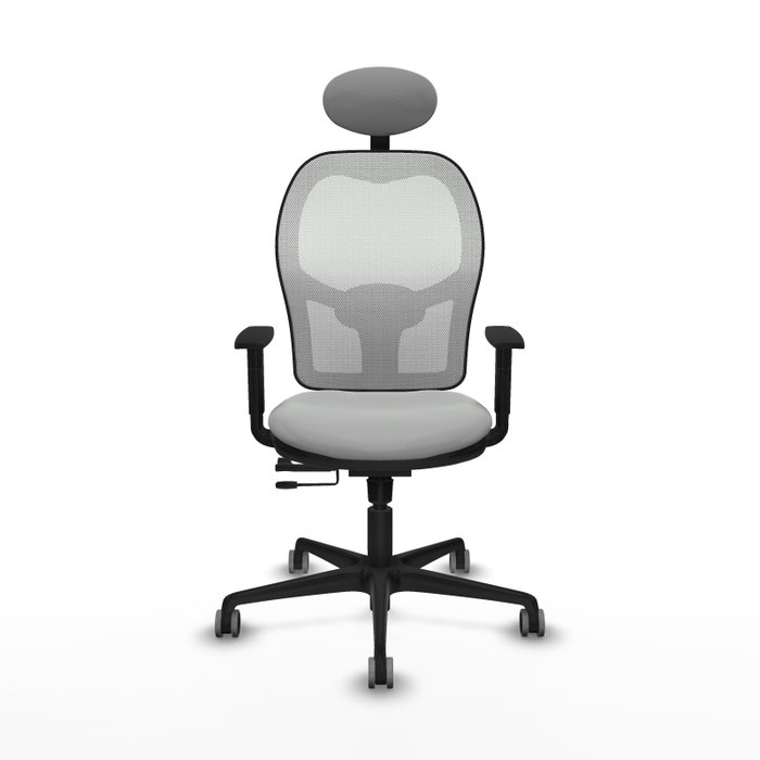 PIQUERAS Y CRESPO Silla de oficina Jorquera Gris claro y Blanco PIQUERAS Y CRESPO Silla de oficina Jorquera Gris claro y Blanco