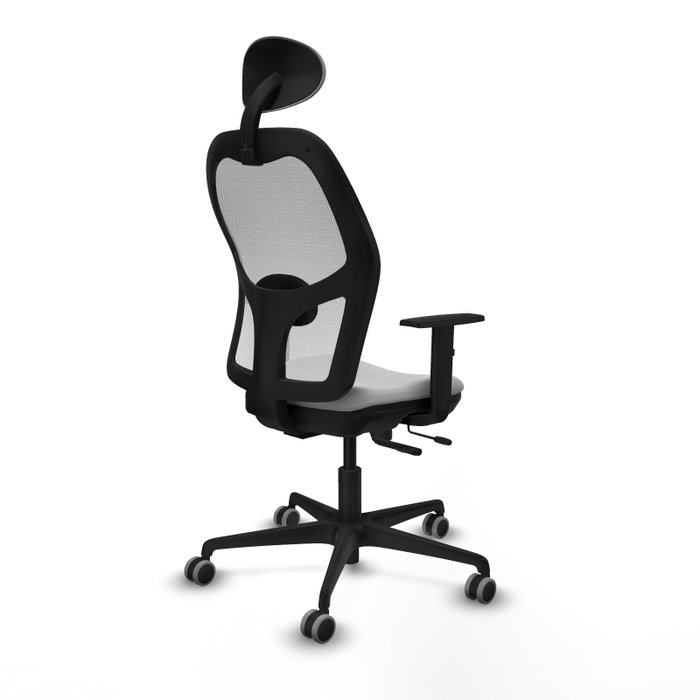 PIQUERAS Y CRESPO Silla de oficina Jorquera Gris claro y Blanco PIQUERAS Y CRESPO Silla de oficina Jorquera Gris claro y Blanco