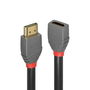 Lindy Anthra Line Cable de Extensión HDMI 2.0 de Alta Velocidad, 2m, 4K@60Hz, 18Gbps, Chapado en Oro