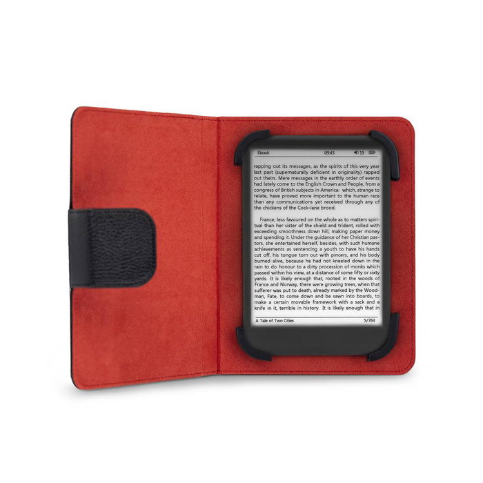 Phoenix technologies Funda Soporte Universal para Tablet Ebook hasta 6" Piel Sintética Phoenix technologies Funda Soporte Universal para Tablet Ebook hasta 6" Piel Sintética