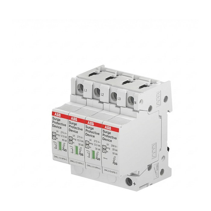 ABB OVR T1-T2 3N 12.5- 275s P QS SPD Kombi T1+2 12.5kA pro Pol. TT/TNS 3P ABB OVR T1-T2 3N 12.5- 275s P QS SPD Kombi T1+2 12.5kA pro Pol. TT/TNS 3P