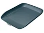 Leitz Bandeja Portadocumentos sobremesa Plástico Gris 268x126x358 mm Robusta Gran Capacidad