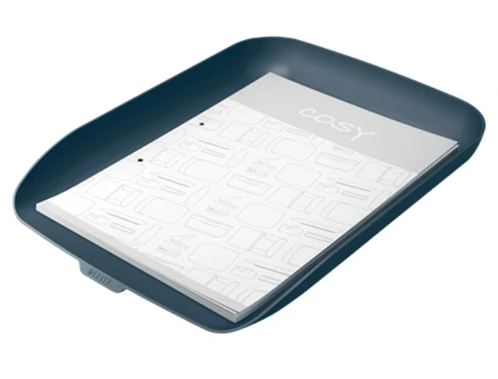 Leitz Bandeja Portadocumentos sobremesa Plástico Gris 268x126x358 mm Robusta Gran Capacidad