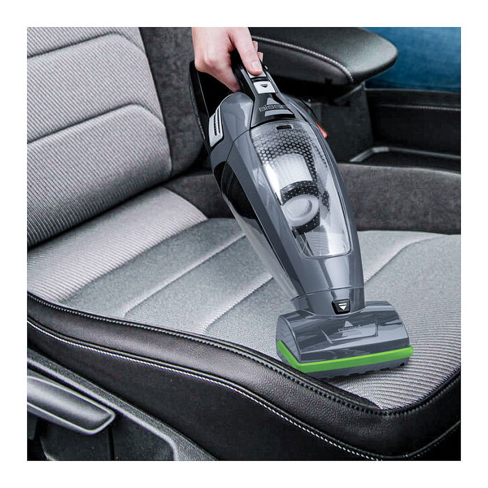 Bissell 2278N Aspirador de mano sin cable, 14.4 V, sin bolsa, color negro, para alfombras, suelos duros, tapicería y vehículos, 0.65 L de capacidad, 80 W, 18 minutos de autonomía